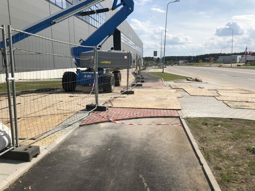 Vilnius OUTLET (Vytauto Pociūno g. 8) - Shopping center - construction photos