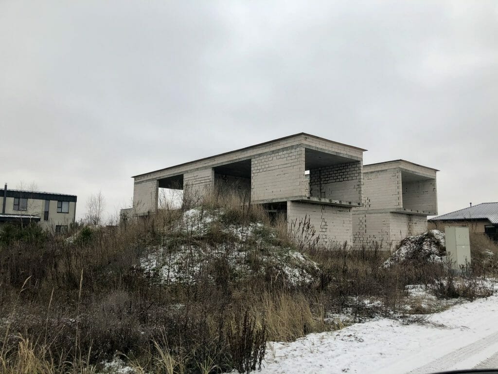 Gelužės kalvos (Našlaičių g. 3) (Našlaičių g. 3, 4, 5, 6, 7, 8) - Row housing - construction photos