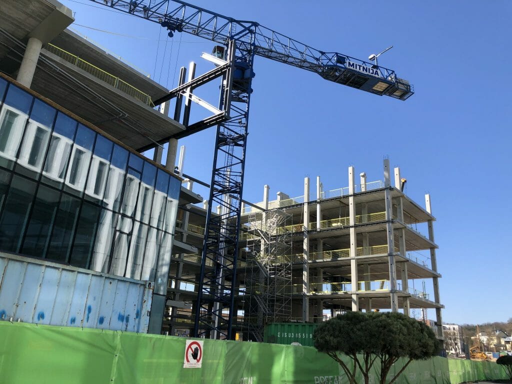 Saltoniškių 7 (S7) 4 etapas (Saltoniškių g. 7C) - Office center - construction photos