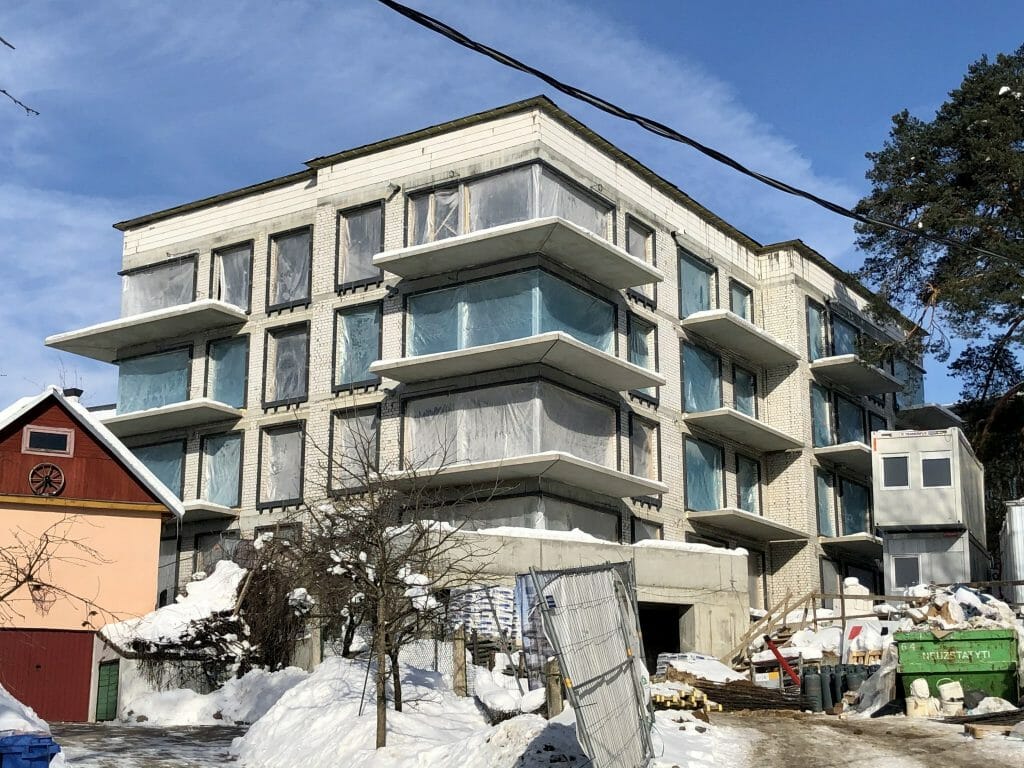 Žvėryno parkas (Latvių g. 55A) - Multi apartment - construction photos
