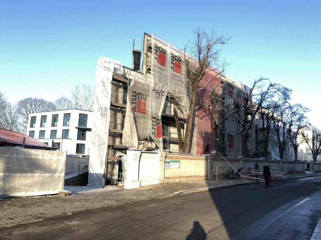 Sierakausko 25 1 etapas (Z. Sierakausko g. 25) - Multi apartment - construction photos