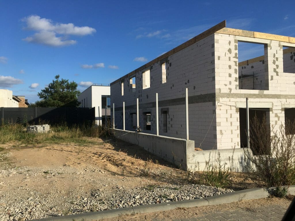 Naujasis Antakalnis Taurijos g. 45, 47, 49, 51, 53, 55 (Taurijos g. 45, 47, 49, 51, 53, 55) - Row housing - construction photos