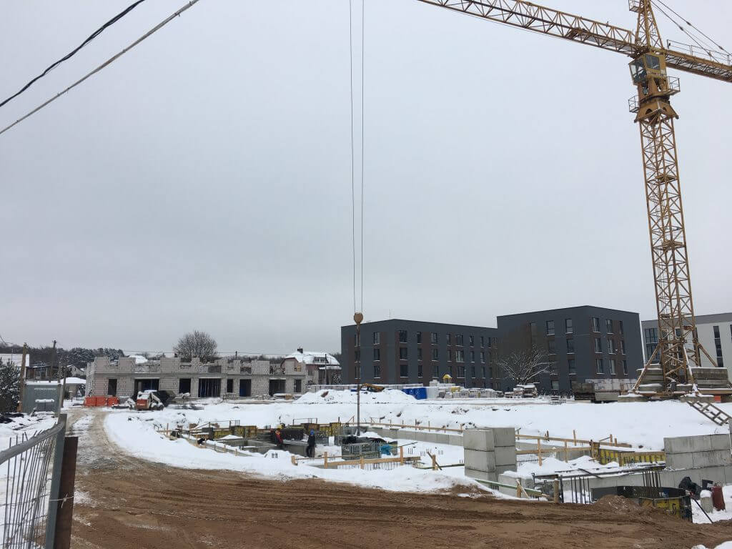 Lazdynėlių 30 (Lazdynėlių g. 30) - Daudzdzīvokļu nams - būvdarbu attēli