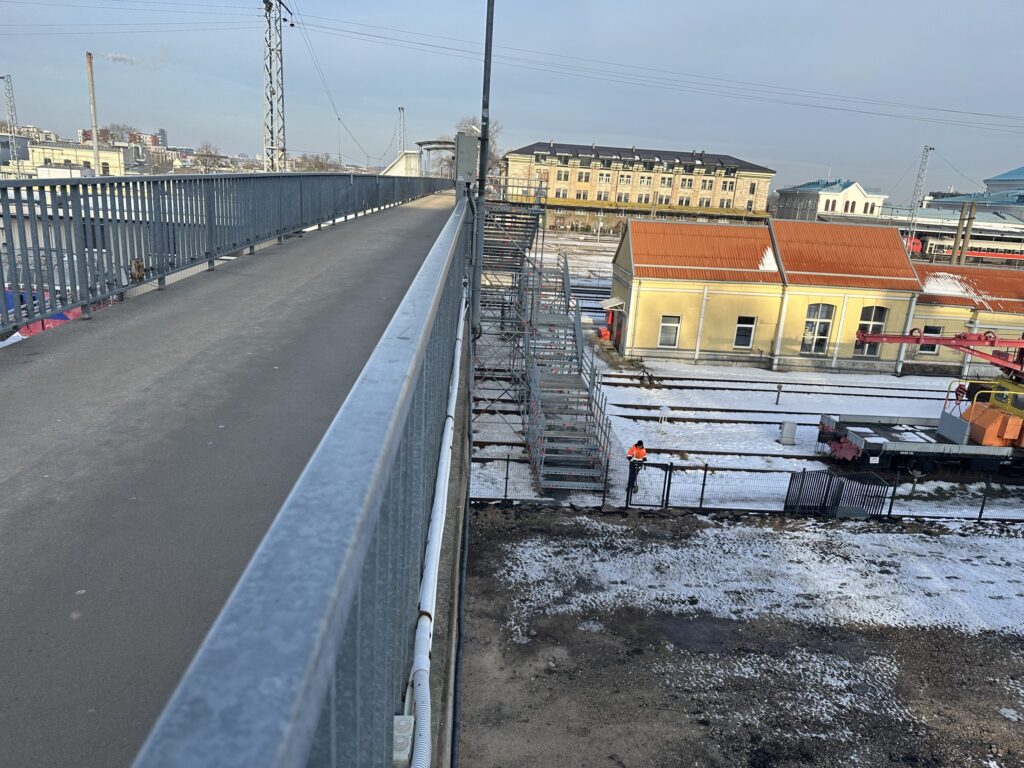Stoties pėsčiųjų viadukas (Geležinkelio g.) - Sild - ehituse fotod