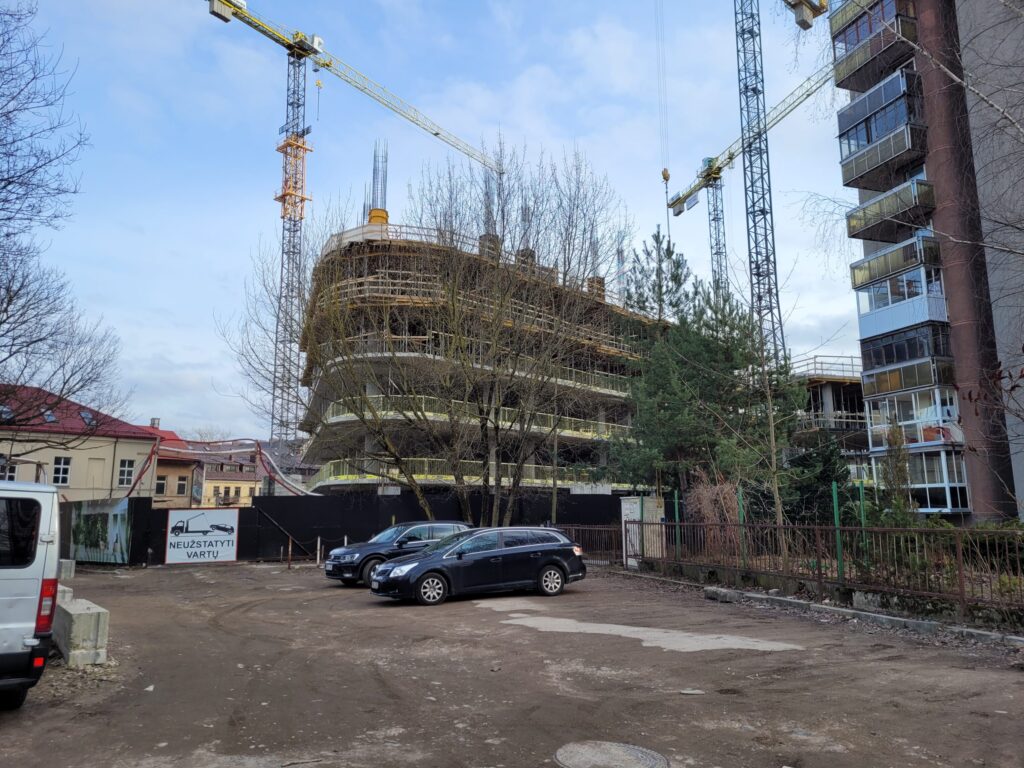 HERO (Lvivo g. 21) - Office center - construction photos