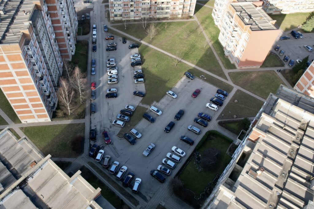 Statybininkų pr., Žardininkų g. kiemų sutvarkymas (Statybininkų pr., Žardininkų g.) - Kelias - statybų nuotraukos