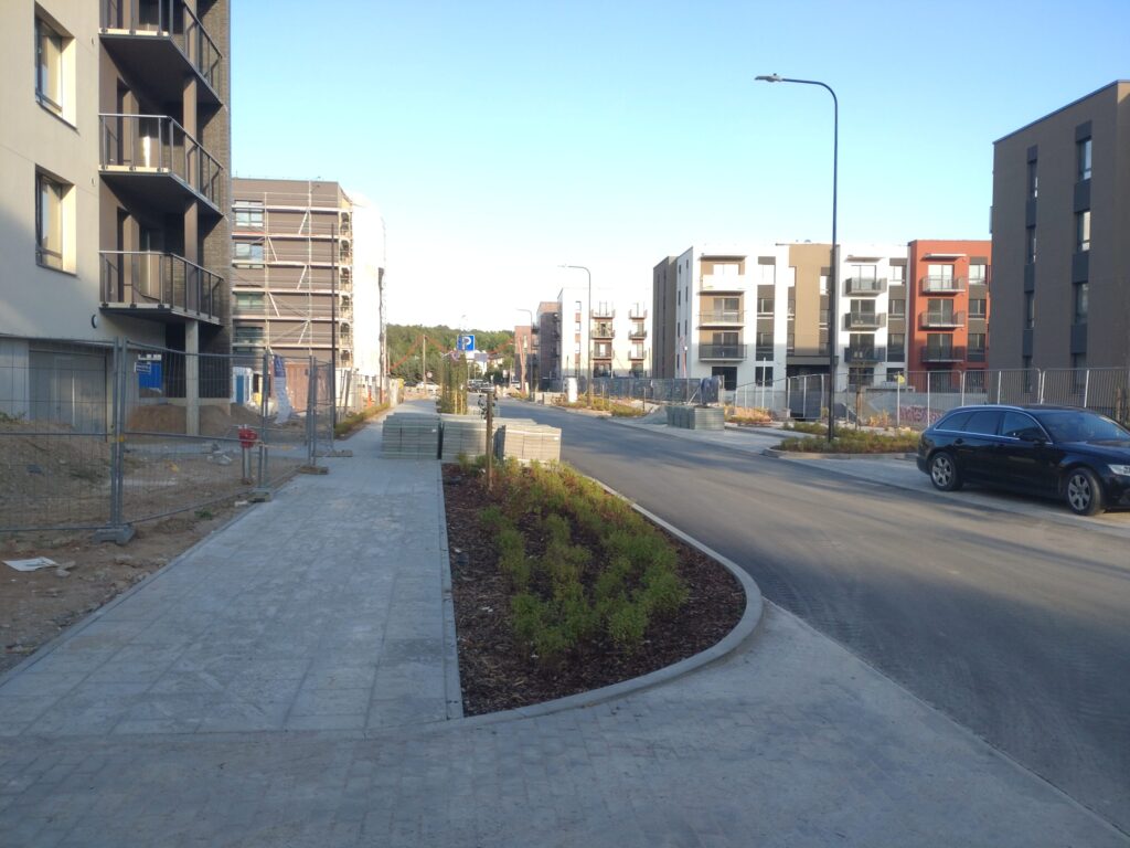 Lietaus gatvės atkarpa (Lietaus g.) - Street - construction photos