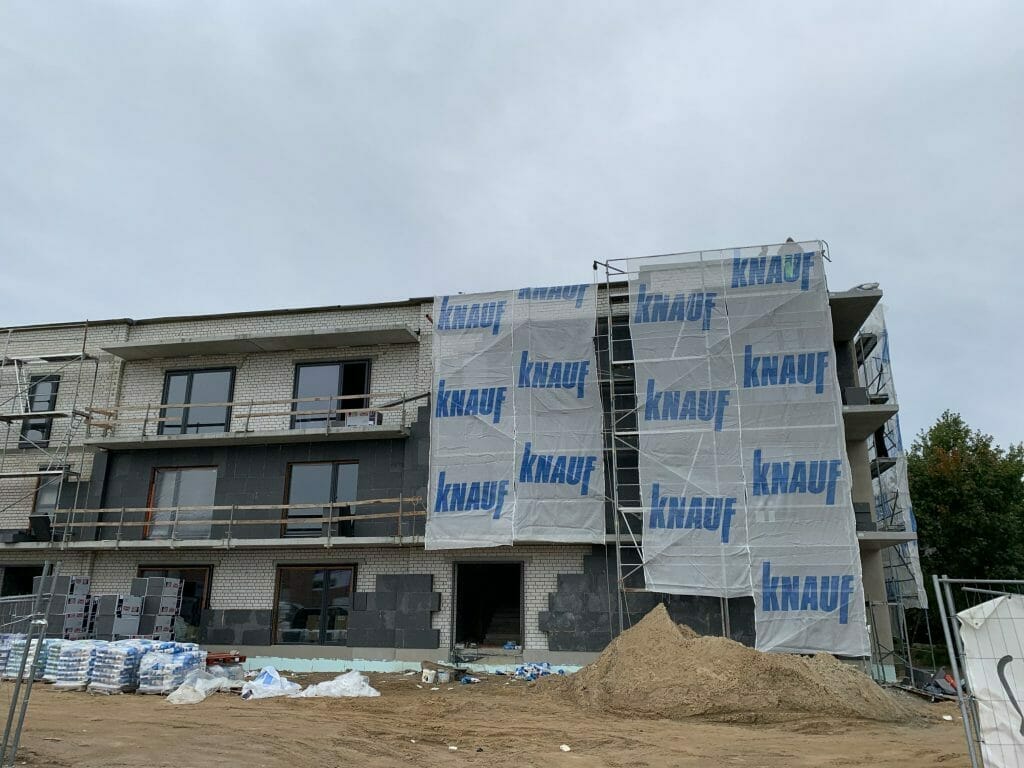 Obelų namai (Kretingos g. 179A) - Multi apartment - construction photos