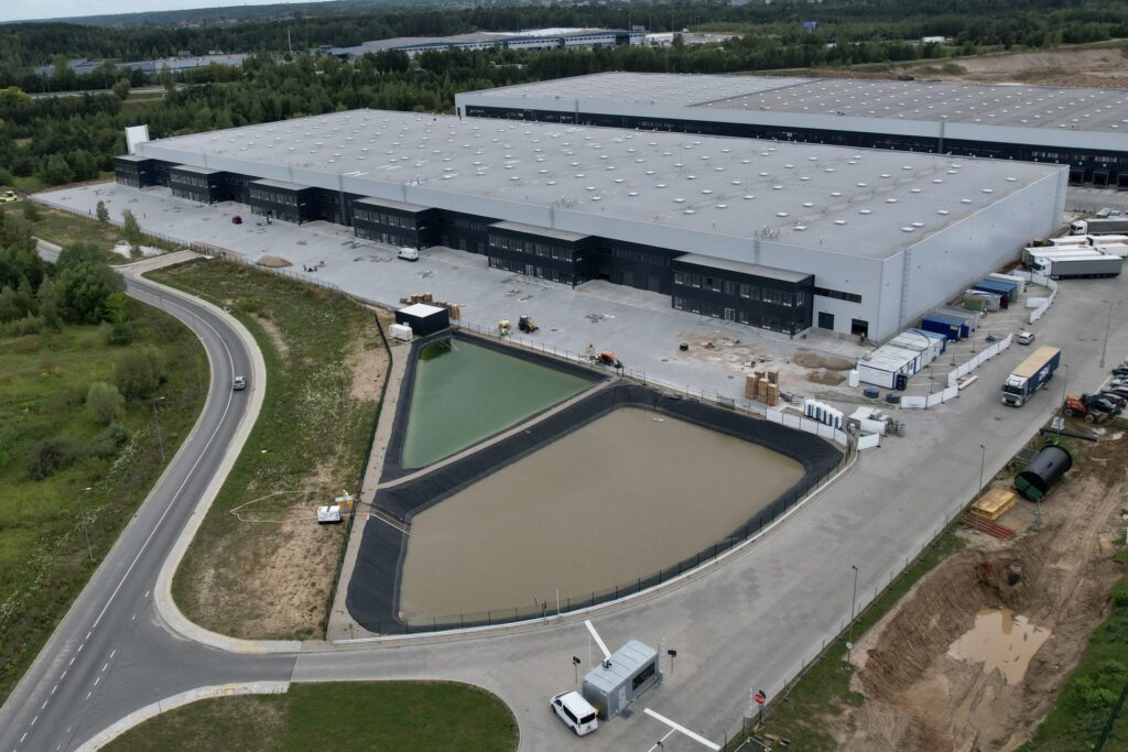 J55 logistikos centras 1 etapas (Jočionių g. 55) - Warehouse / Distribution center - construction photos