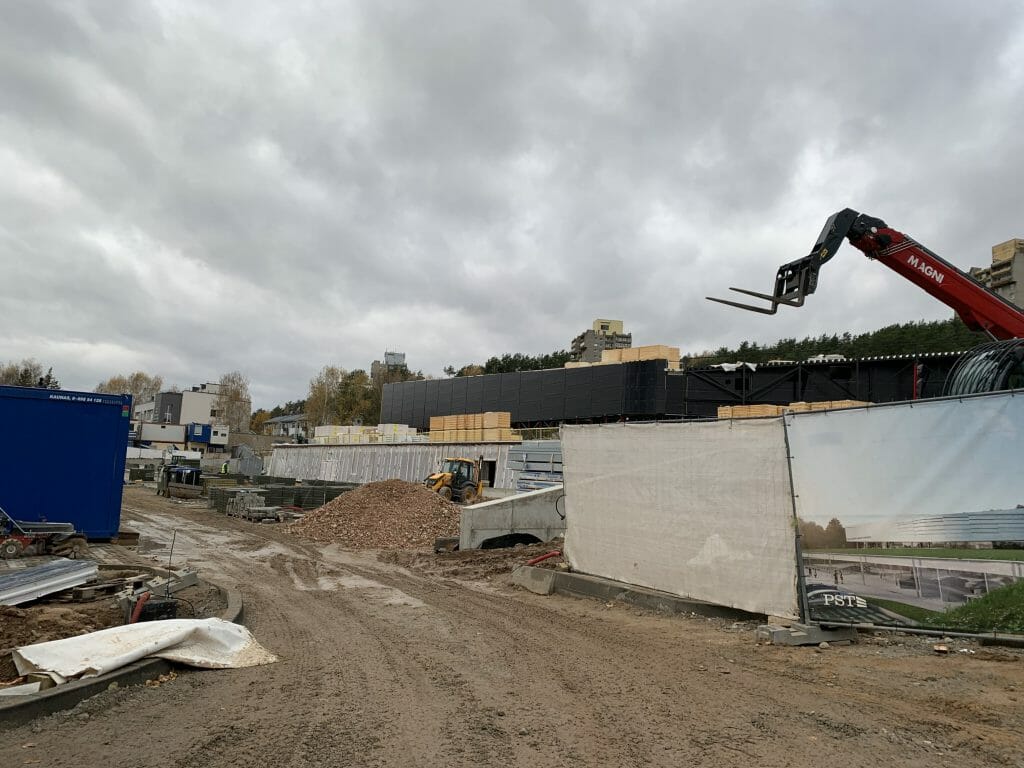 Lazdynų baseinas (Erfurto g. 13) - Pool - construction photos
