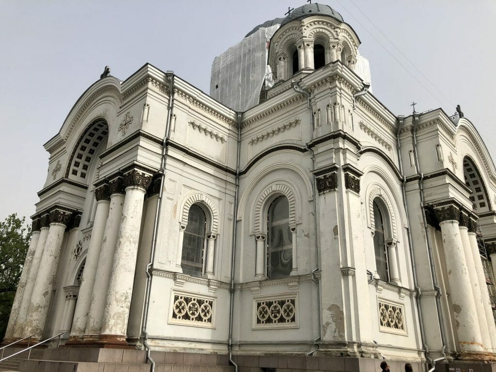 Kauno Soboro rekonstrukcija (Nepriklausomybės a. 14) - House of worship - construction photos