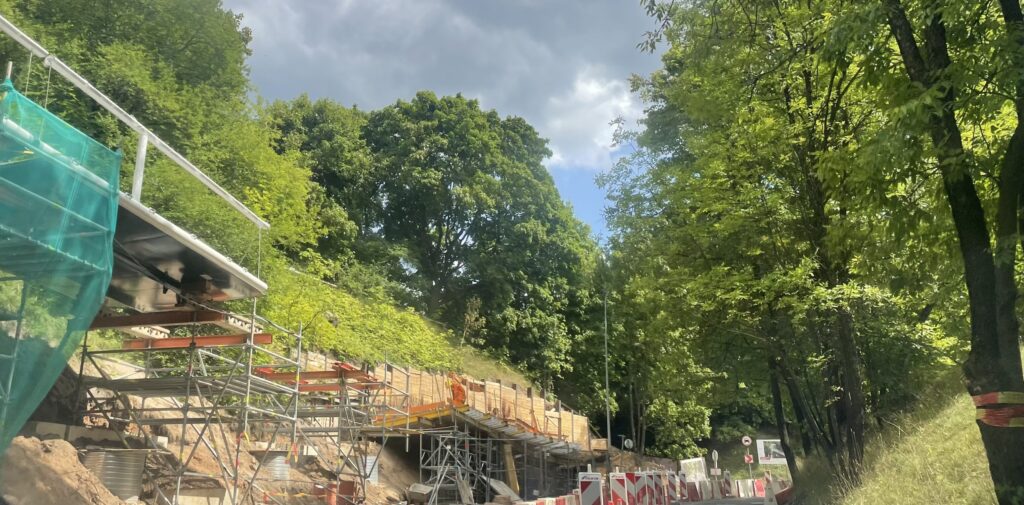 Tauro kalno parkas (V. Mykolaičio-Putino g.) - Park - construction photos