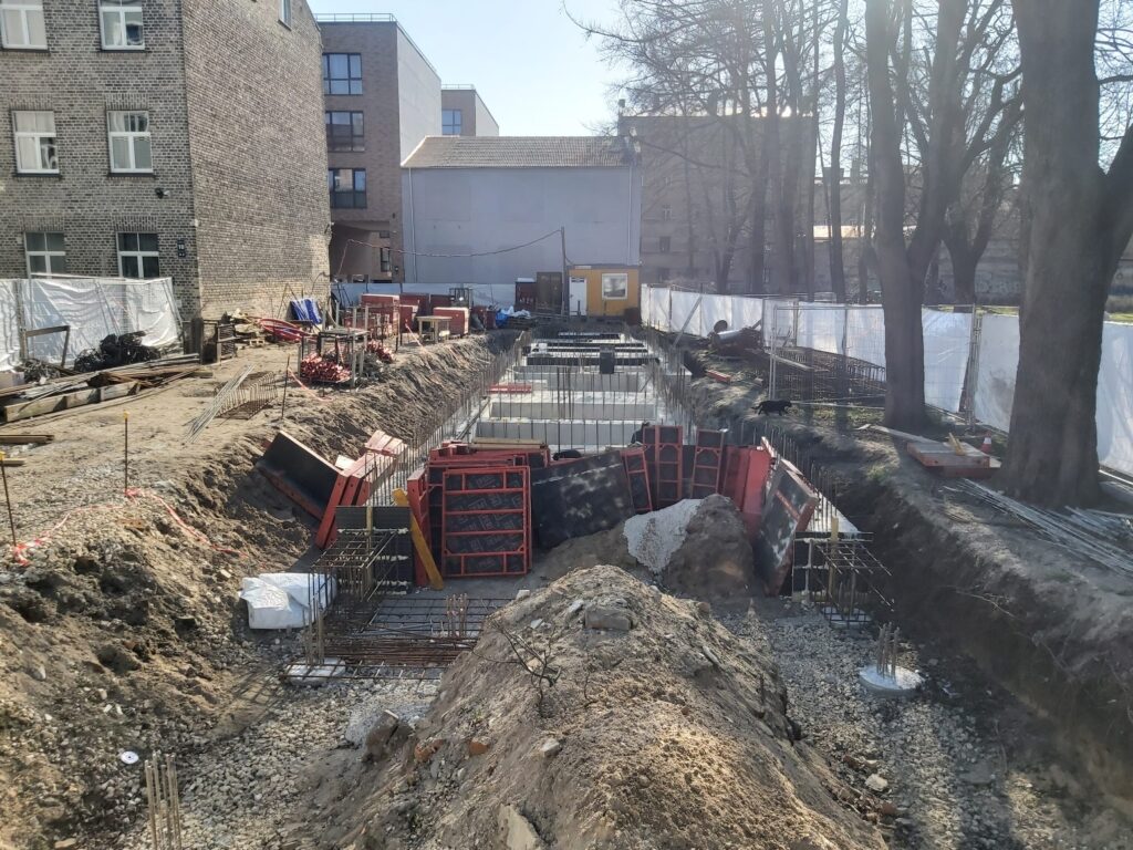 Sparģeļu iela 12 (Sparģeļu iela 12) - Daudzdzīvokļu nams - būvdarbu attēli