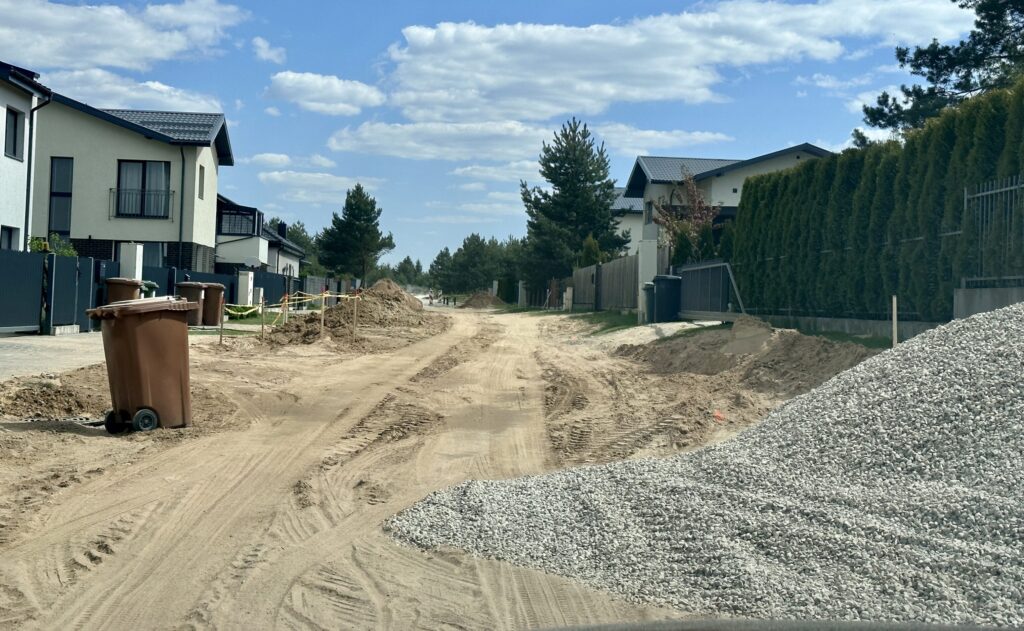 Gailių g. ir P. Snarskio g. atkarpos (Gailių g.) - Road - construction photos