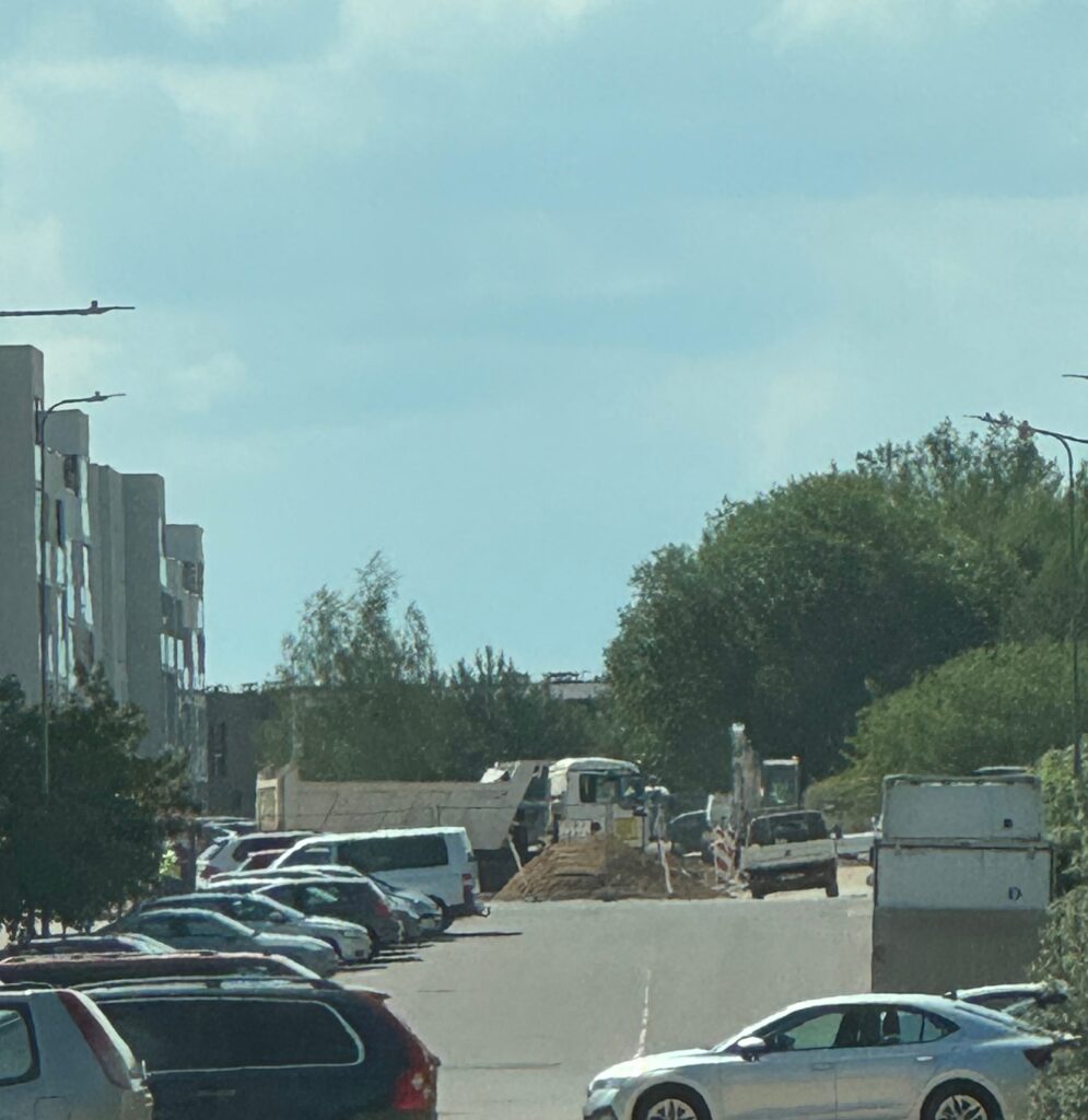 J. Bretkūno g. atkarpa tarp Įsruties ir Tolminkiemio g. (J. Bretkūno g.) - Street - construction photos