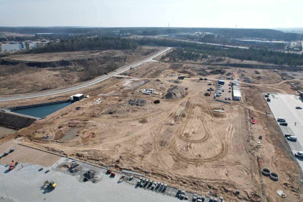 J55 logistikos centras 1 etapas (Jočionių g. 55) - Warehouse / Distribution center - construction photos