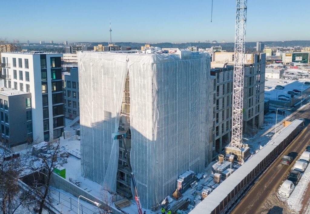 Haivo (Smolensko g. 12, 16) - Daudzdzīvokļu nams - būvdarbu attēli