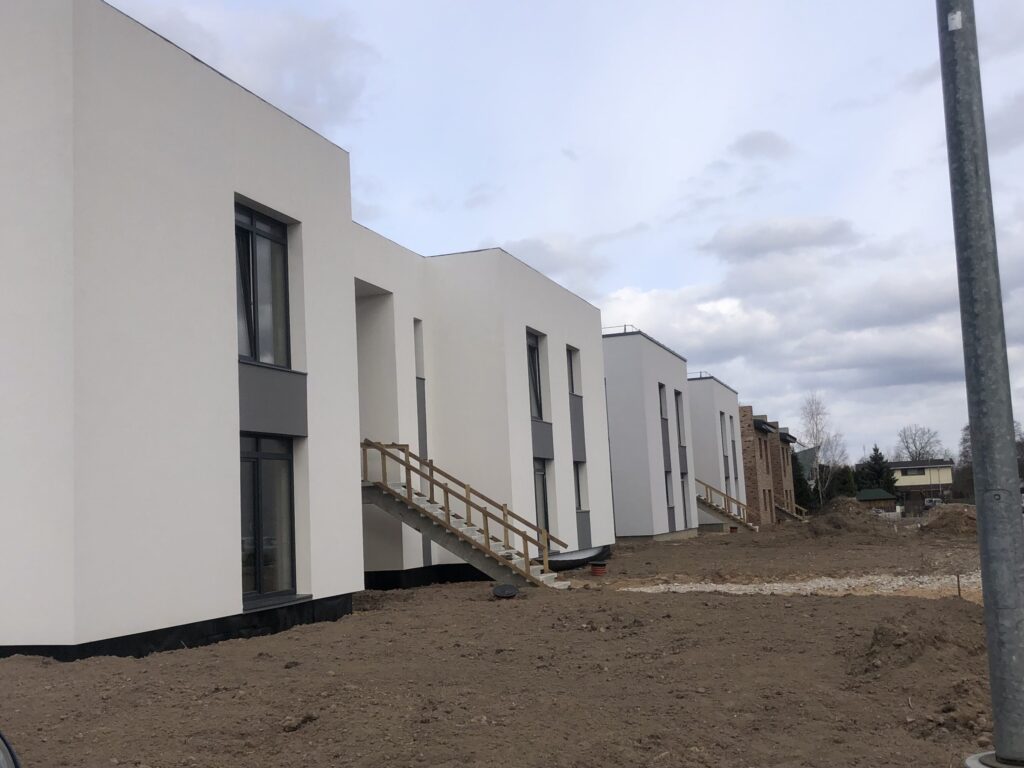 Naujasis Antakalnis Taurijos g. 45, 47, 49, 51, 53, 55 (Taurijos g. 45, 47, 49, 51, 53, 55) - Row housing - construction photos