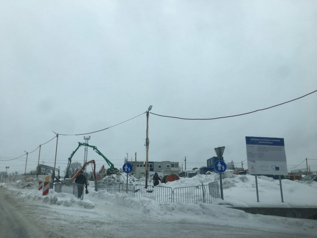 Lentvario geležinkelio pervažos tunelis (Klevų al.) - Street - construction photos