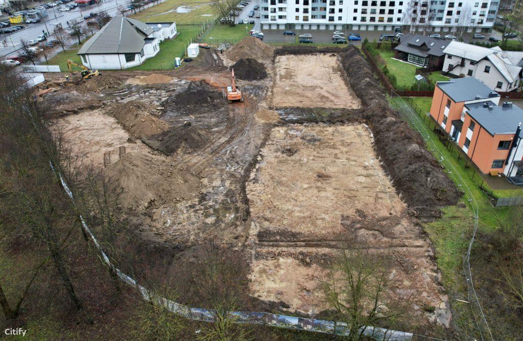 Krėvės 80 2 etapas (V. Krėvės pr. 80F) - Multi apartment - construction photos