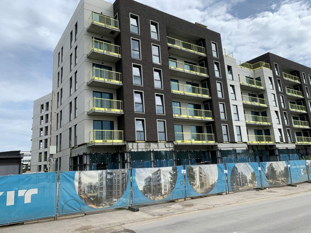 Naujasis Skansenas 2 etapas (Linkmenų g. 15) - Multi apartment - construction photos