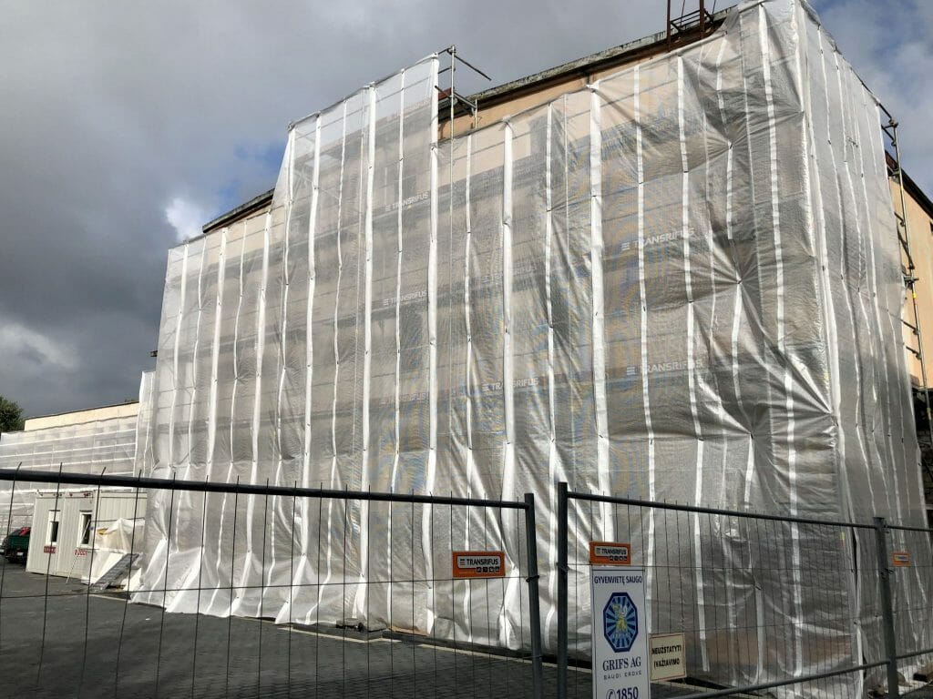 Aludarių g. 1 (Aludarių g. 1) - Office center - construction photos