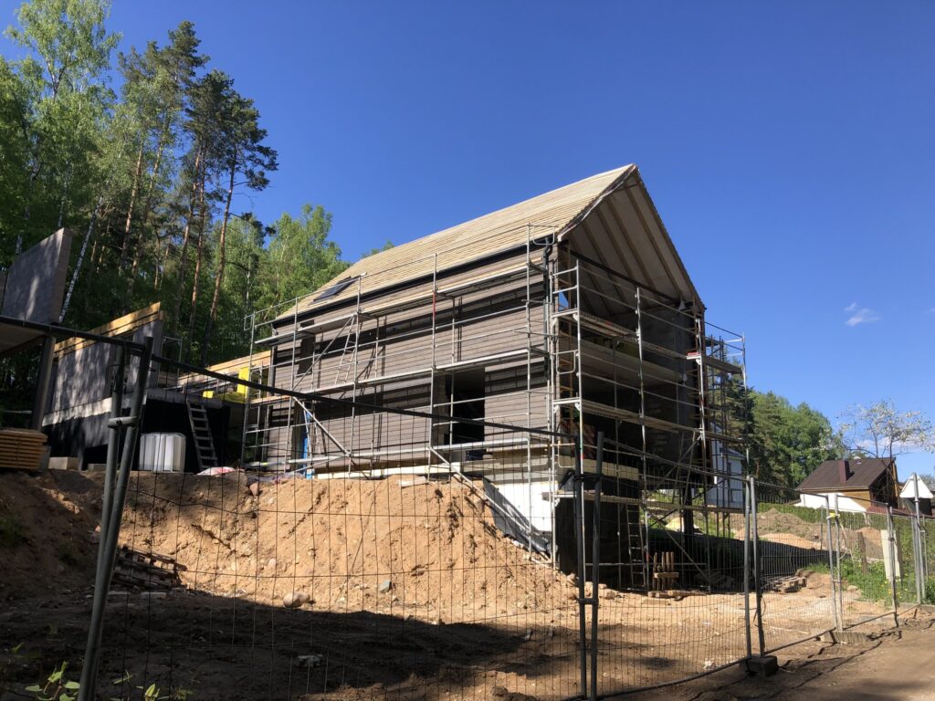 Pupojų g. 32, 34 (Pupojų g. 32, 34) - Private house community - construction photos