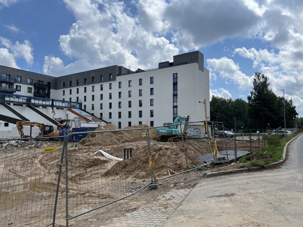 Paukščių takas 2 etapas (Ozo g. 41) - Multi apartment, Office center - construction photos