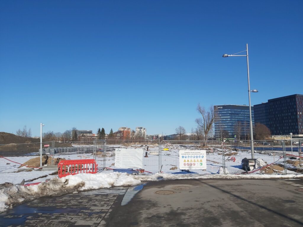 New Hanzas City teritorijas infrastruktūras izbūve - 3.kārta (Gustava Kluča iela, Vilhelma Ostvalda iela) - Street - construction photos