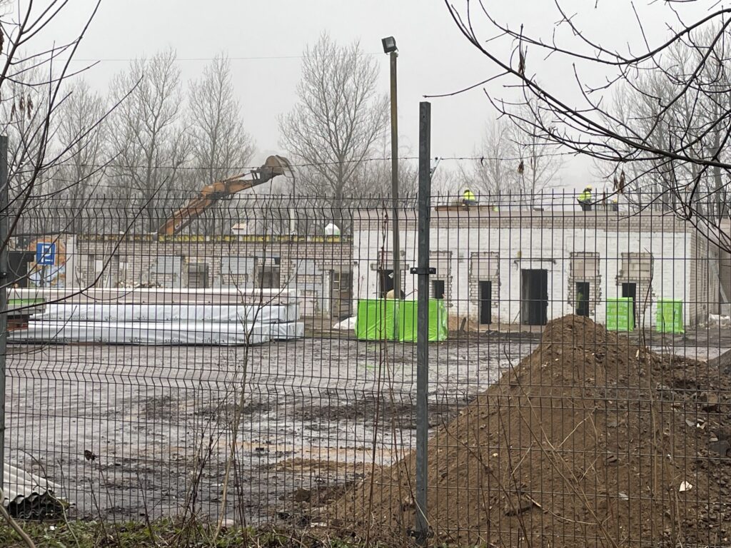 Vilniaus gyvūnų globos namai (L. Giros g. 114) - Mājdzīvnieku veselības aprūpe - būvdarbu attēli