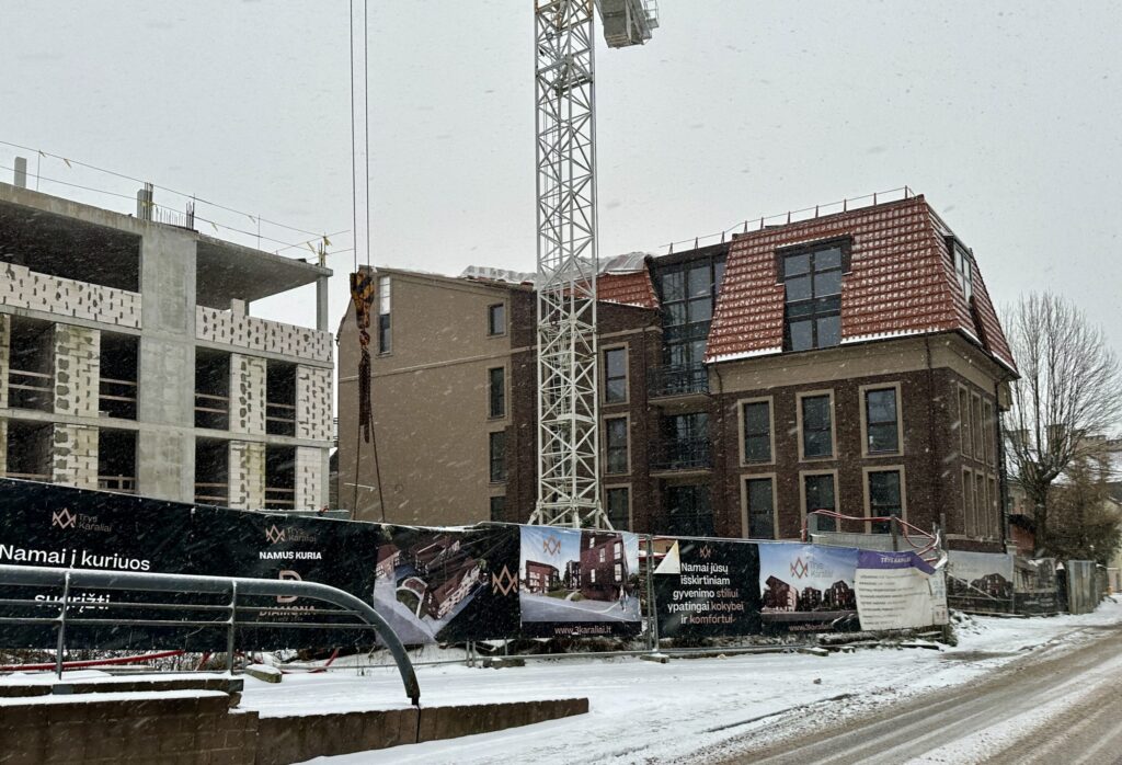 Trys karaliai (Polocko g. 25, 31) - Multi apartment - construction photos