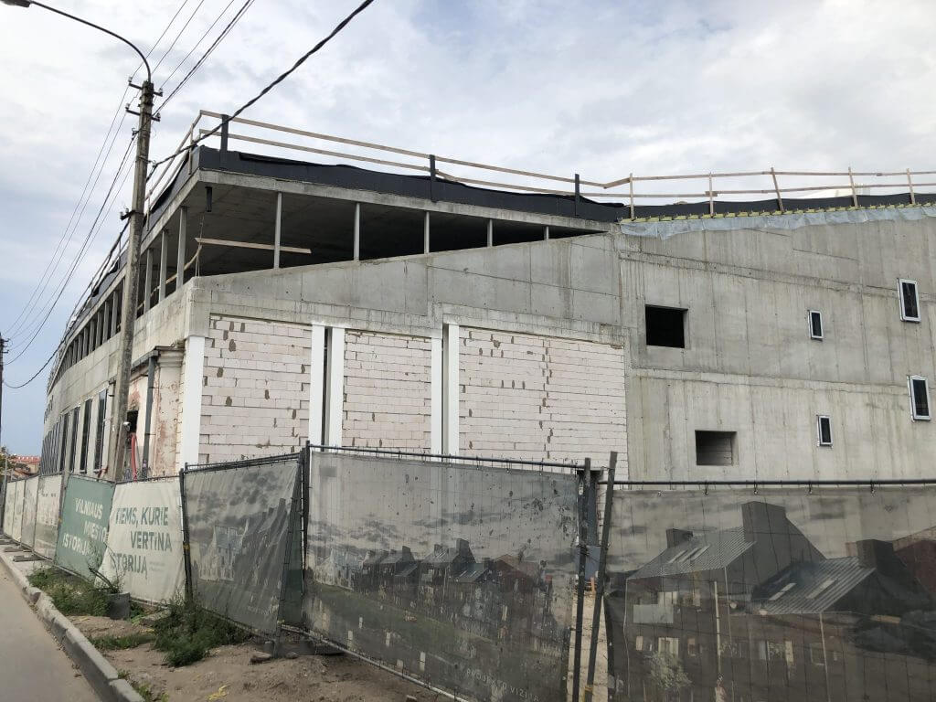 Verslo namai PAUPYS (Aukštaičių g.) - Office center - construction photos