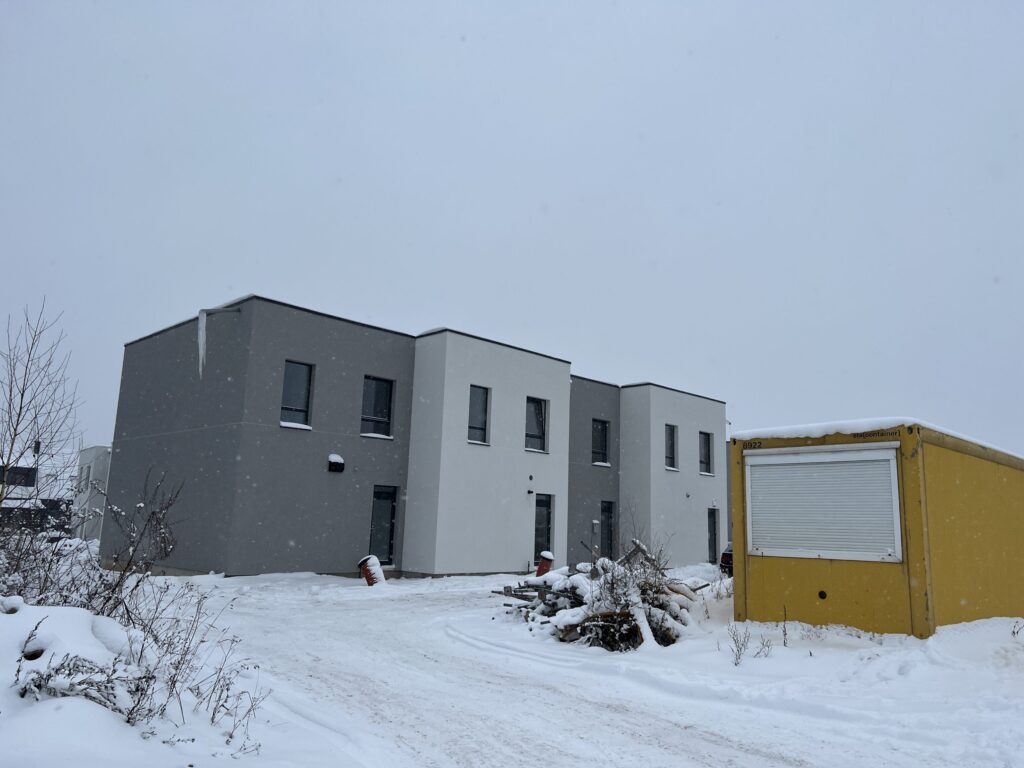 Žiburiai (Vorupės g. 65, 69) - Rindu mājas - būvdarbu attēli