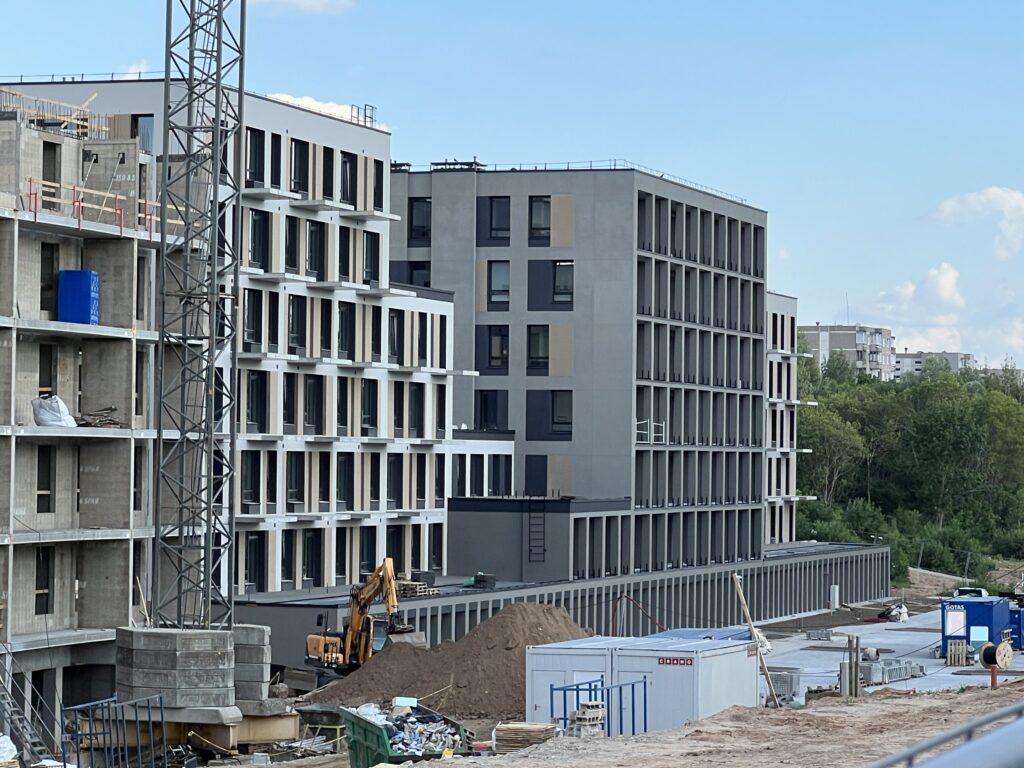 Eften Living Vilnius (Rygos g. 60) - Multi apartment - construction photos