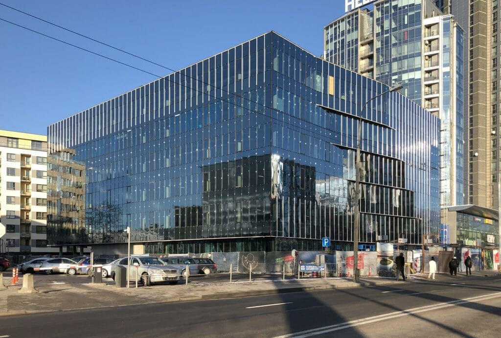 Wave (Savanorių pr. 5) - Office center - construction photos