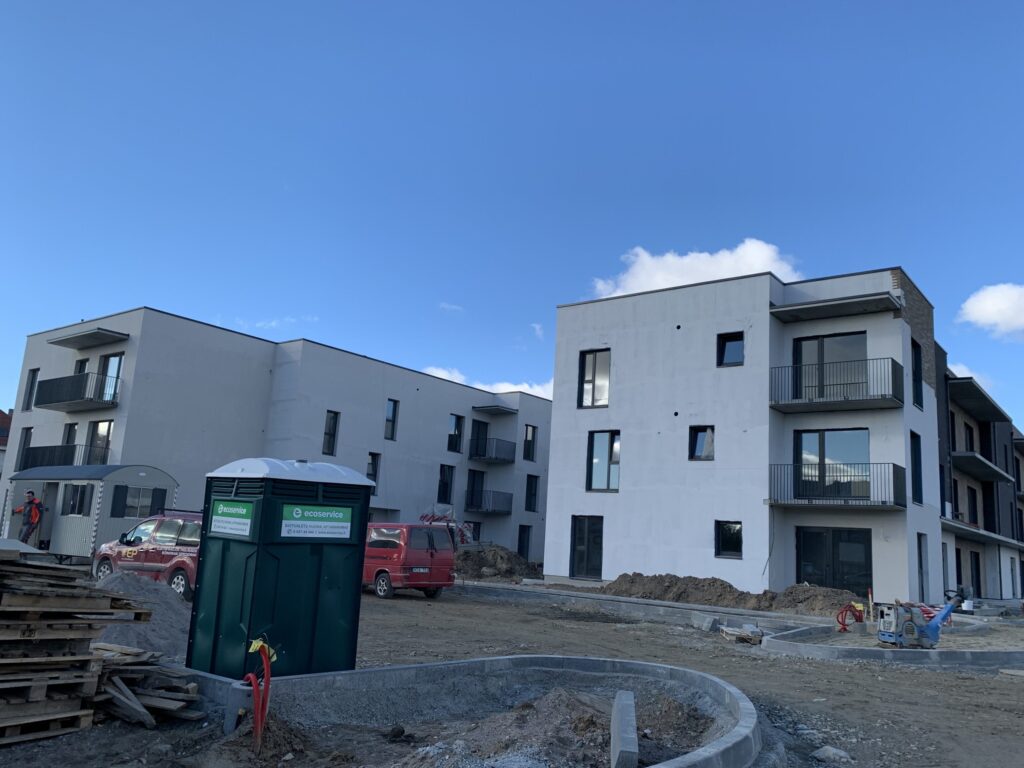 Obelų namai (Kretingos g. 179A) - Multi apartment - construction photos