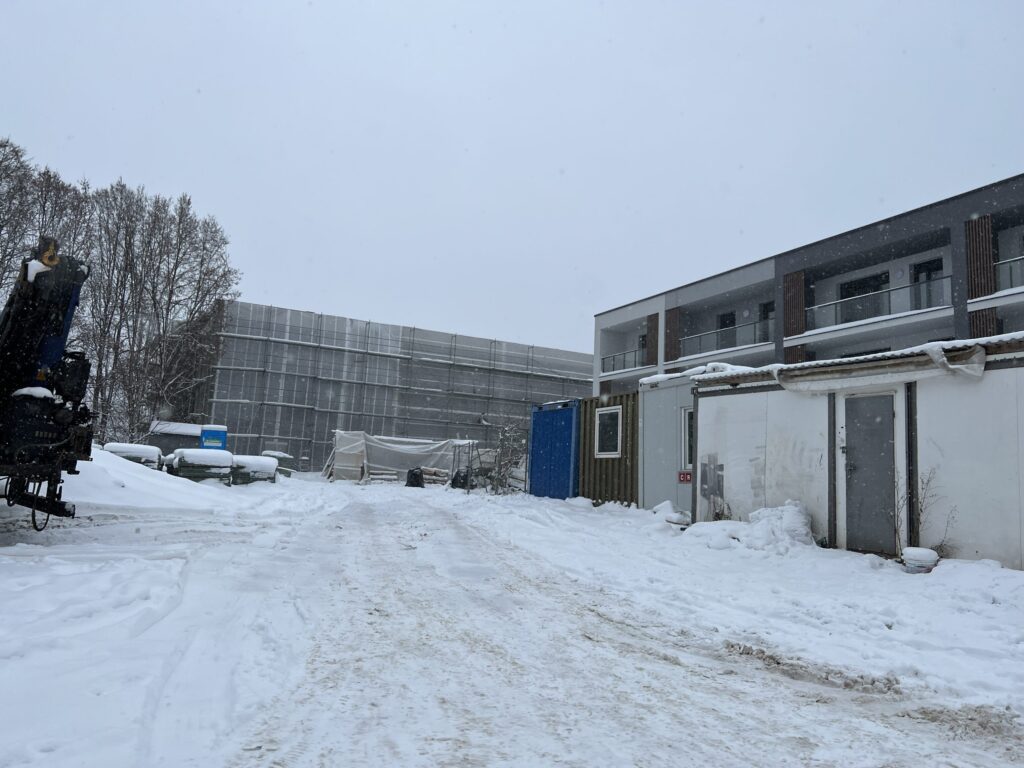 Simono namai (Simono Grunau g. 111) - Multi apartment - construction photos