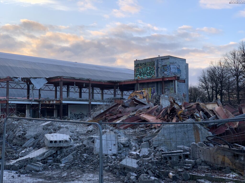 Hanzas Spire (Emīļa Melngaiļa iela 1A) - Office center - construction photos