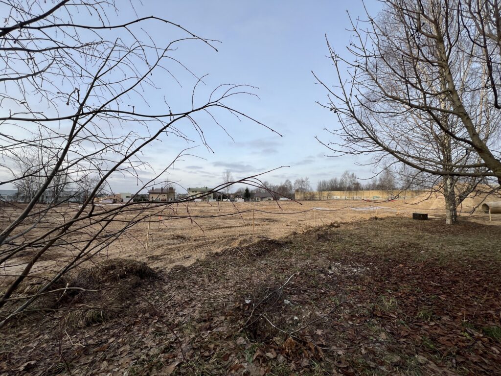 Mykolo Biržiškos gimnazijos futbolo stadionas (Taikos g. 81) - Sports field or court - construction photos