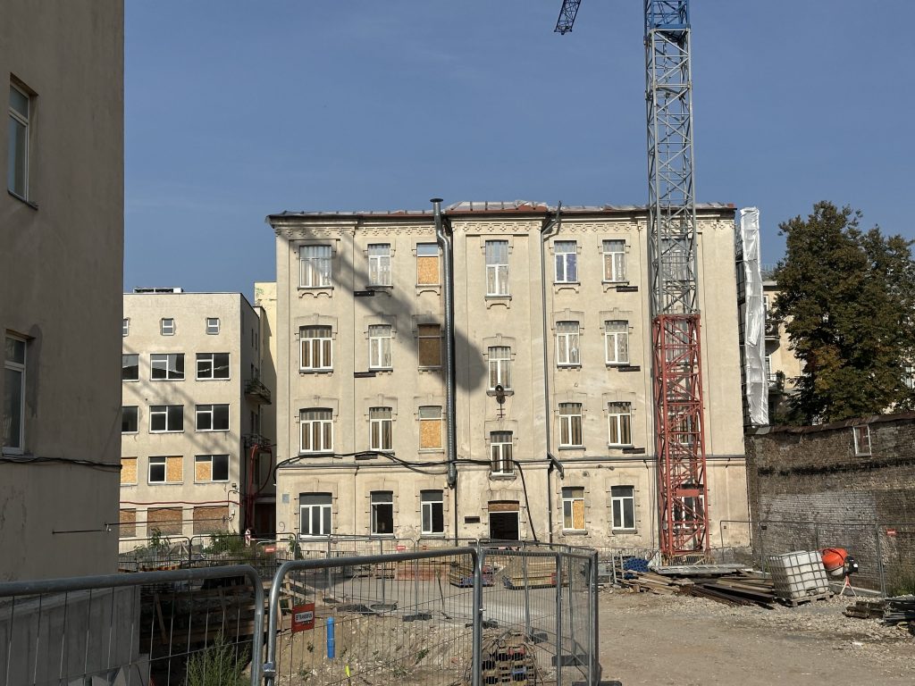 Radvilų valda Tilto g. 9 (Tilto g. 9) - Daudzdzīvokļu nams - būvdarbu attēli