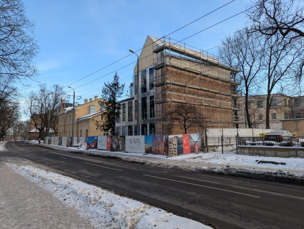 Lenta kvartāls – 1. kārta - Grata Nams (Jelgavas iela 68) - Multi apartment, Office center - construction photos