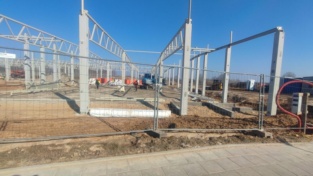 Dangeručio g. 2, 4 (Dangeručio g. 2, 4) - Shopping center - construction photos