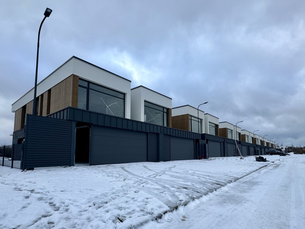 Kalnėnų rezidencijos (Rukainių g. 161, 163, 165, 167, 169, 171, 173, 175) - Row housing - construction photos