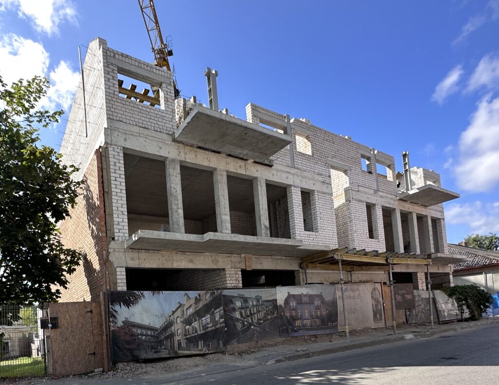 Užupio ložės (Polocko g. 7A) - Multi apartment - construction photos