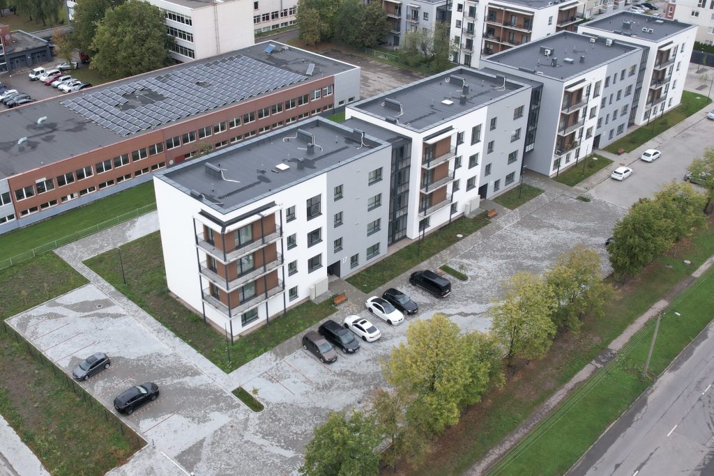 Naujoji Dainava 3 etapas (Garažų g. 21) - Multi apartment - construction photos