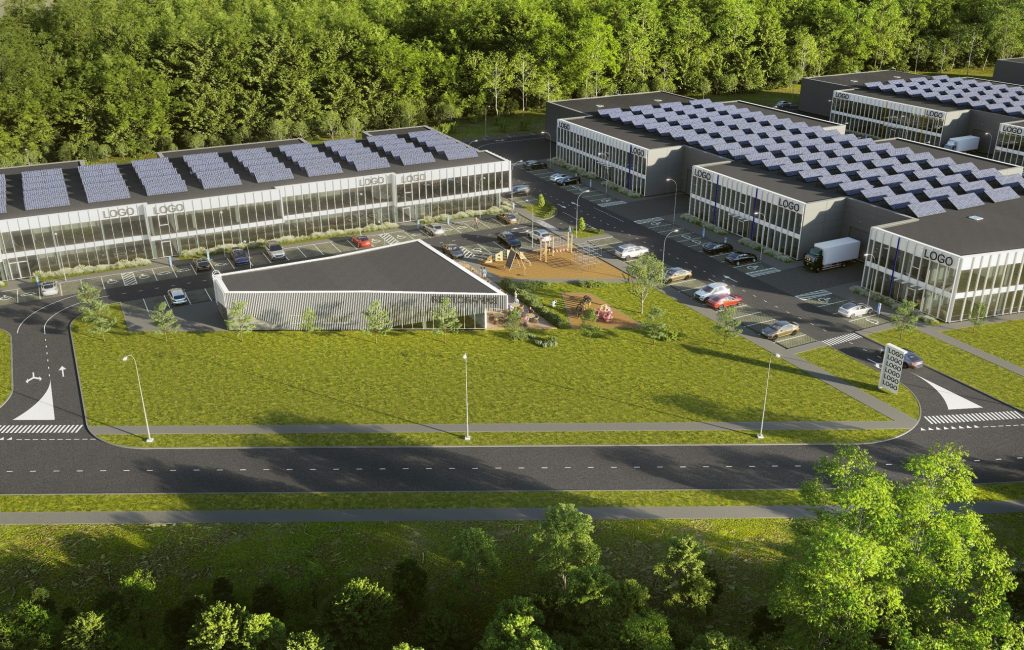 LEZ verslo parkas (Jėgainės g. 3, Biruliškių k., Karmėlavos sen.) - Business park, Other commercial, Warehouse / Distribution center - visualization