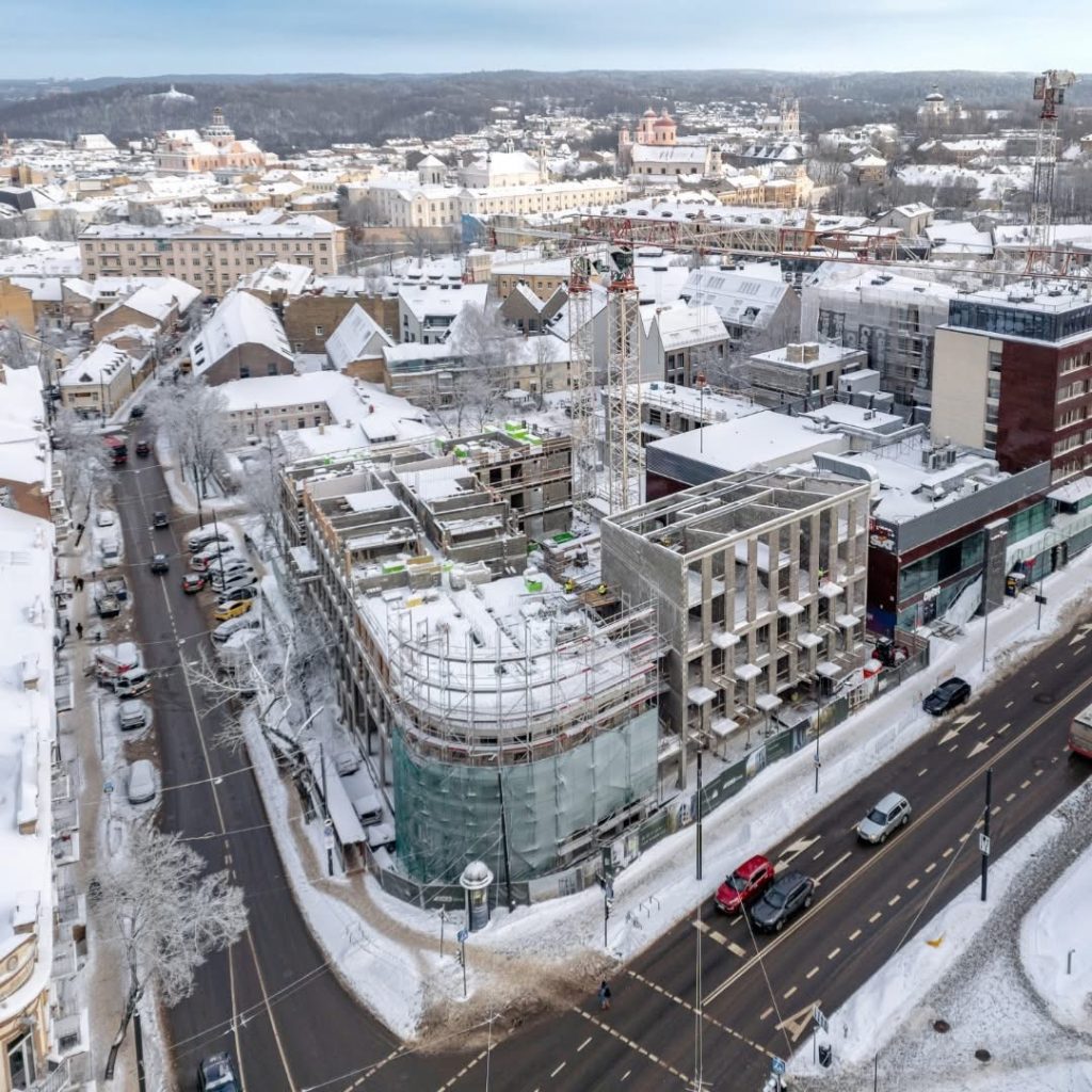 Senamiesčio sodai 2 etapas (Seinų g. 4) - Multi apartment - construction photos