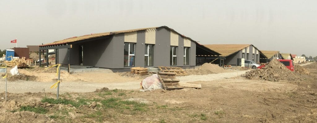 Sakalų namai (Minties g. 2, 4, 6, 8, 10, 12, 14) - Row housing - construction photos