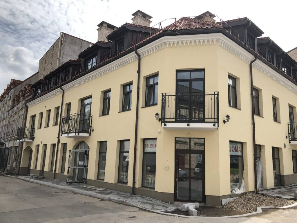 Senamiesčio arka (Plačioji g. 4) - Multi apartment - construction photos