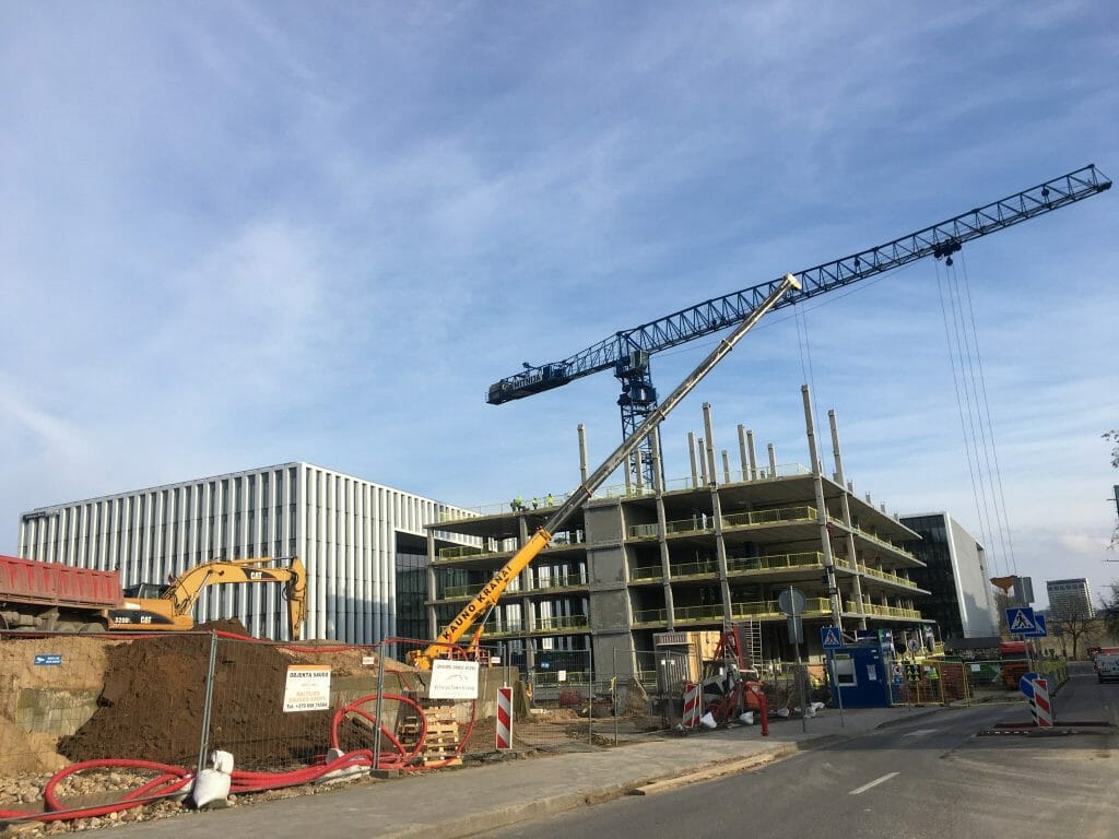 CORE (Ukmergės g. 126) - Office center - construction photos